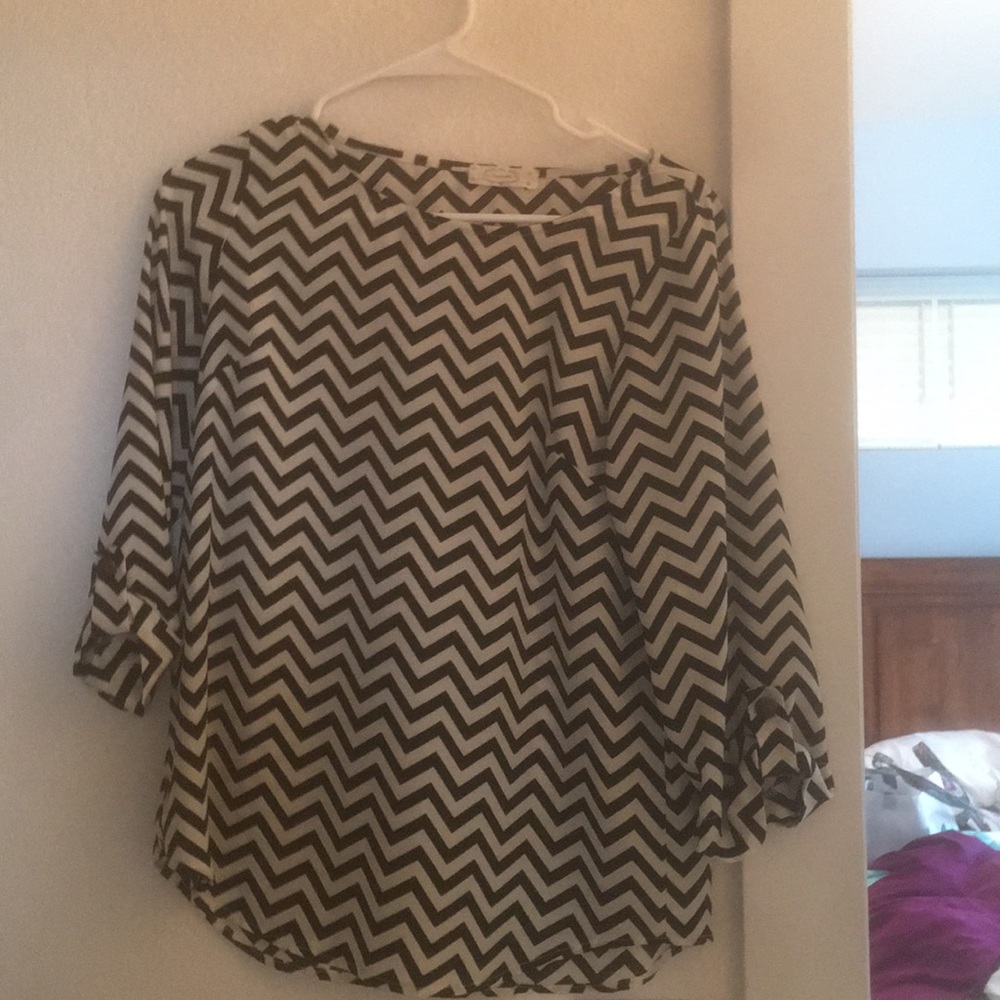 Chevron blouse